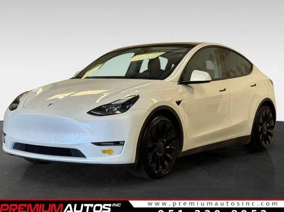 TESLA MODEL Y 2021 5YJYGDEF9MF277627 image